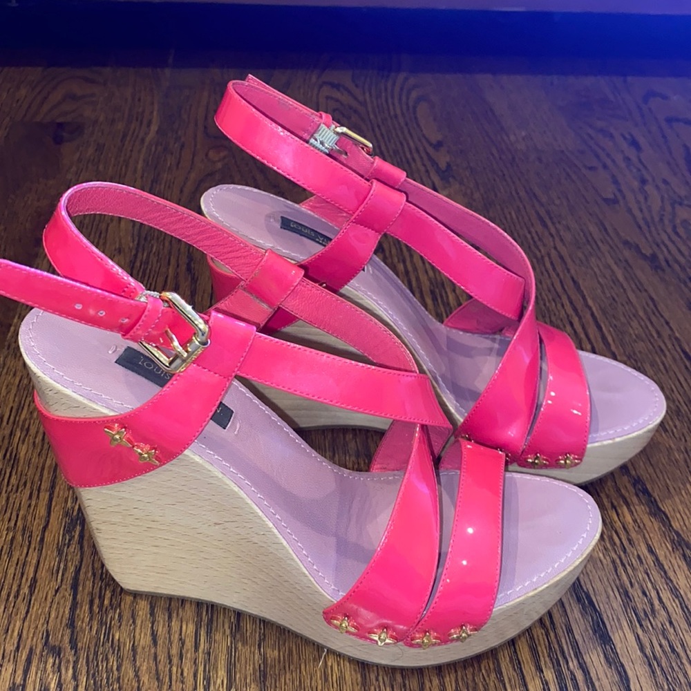 Louis Vuitton Platform Wedge 6.5 Y2K